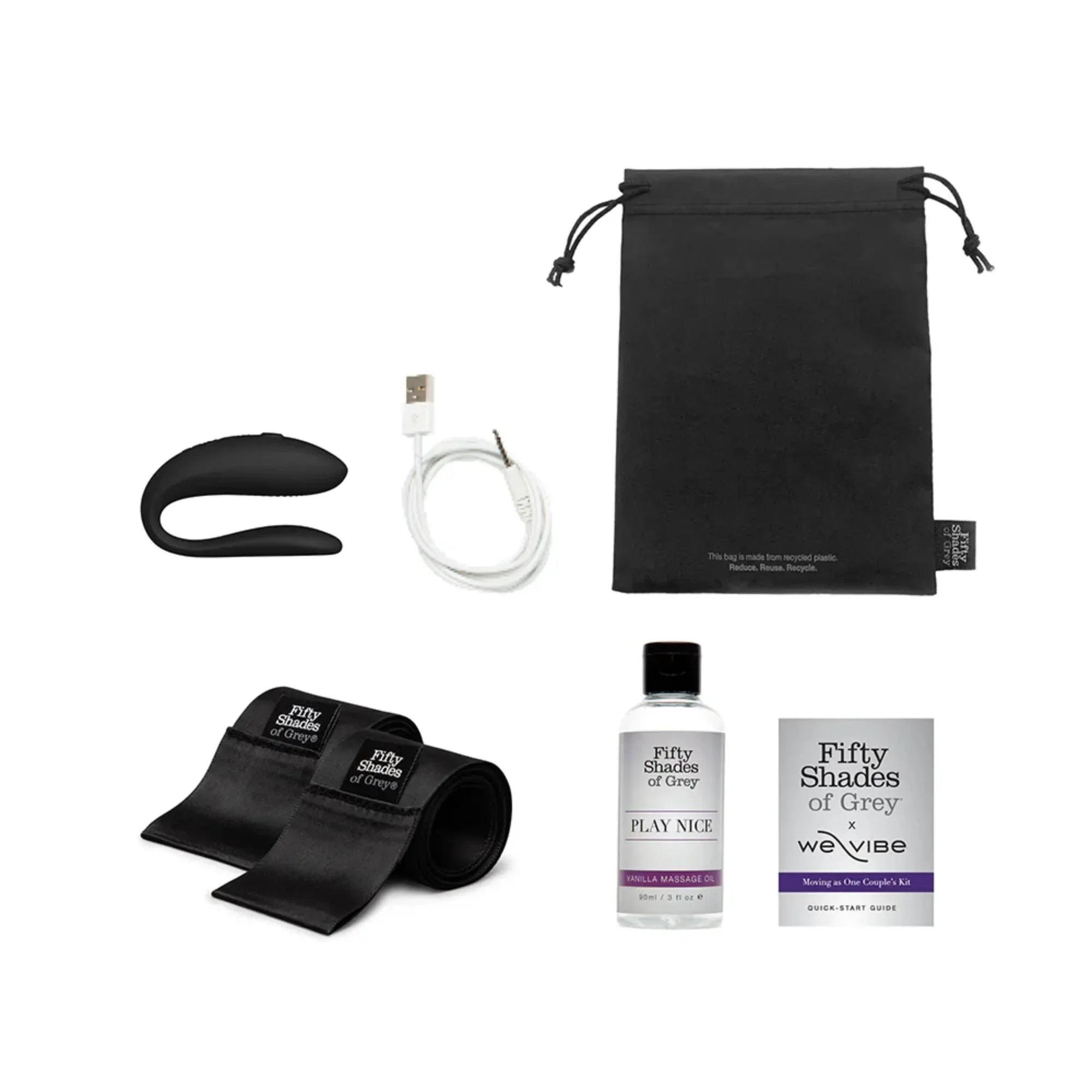 Fifty Shades of Grey We-Vibe Moving As One Kit Black - Buy At Luxury Toy X - Free 3-Day Shipping