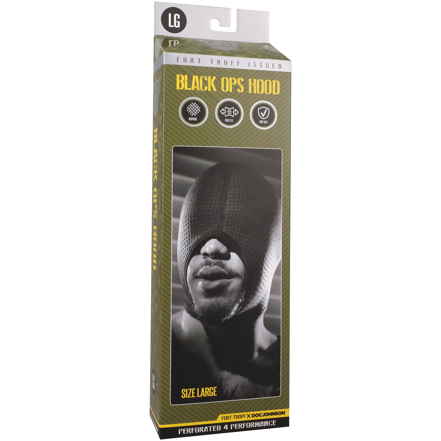 Fort Troff Black Ops Hood - Large - Main Packaging Image