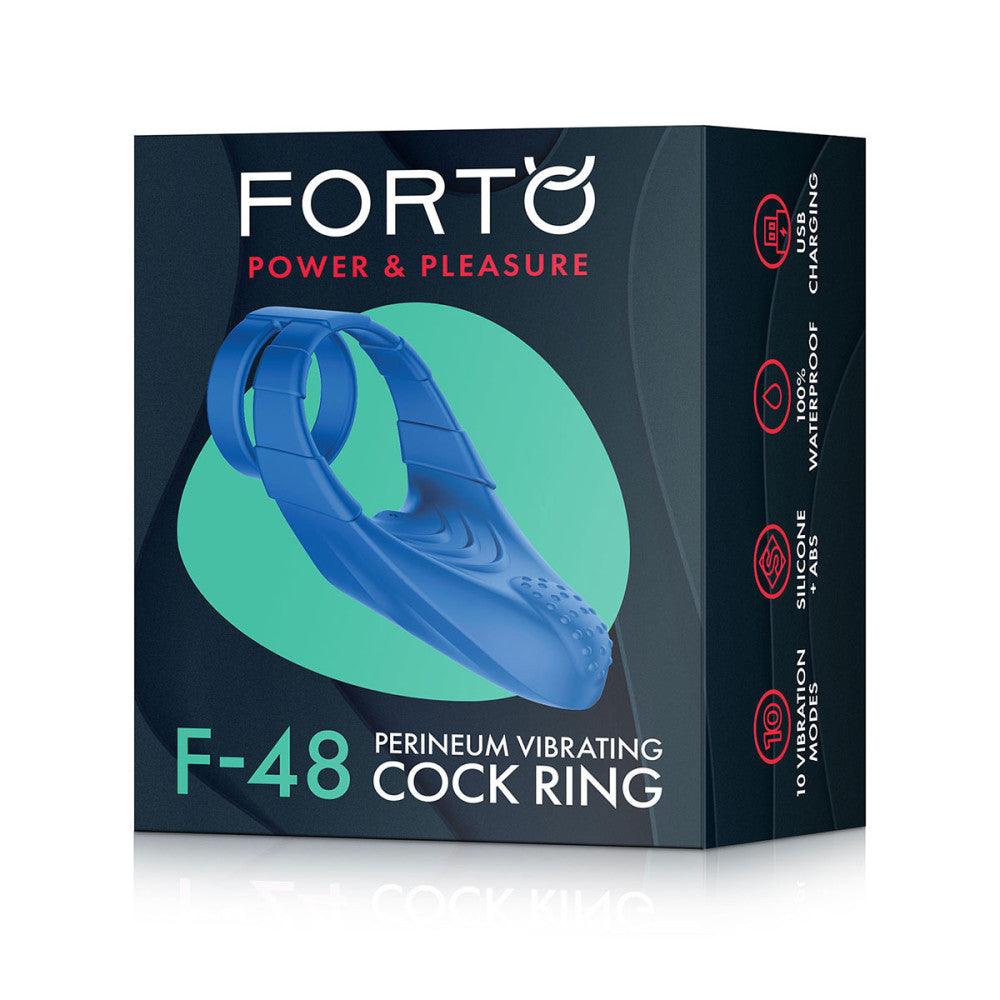 FORTO F-48 Vibrating Perineum Double C-Ring - Buy At Luxury Toy X - Free 3-Day Shipping
