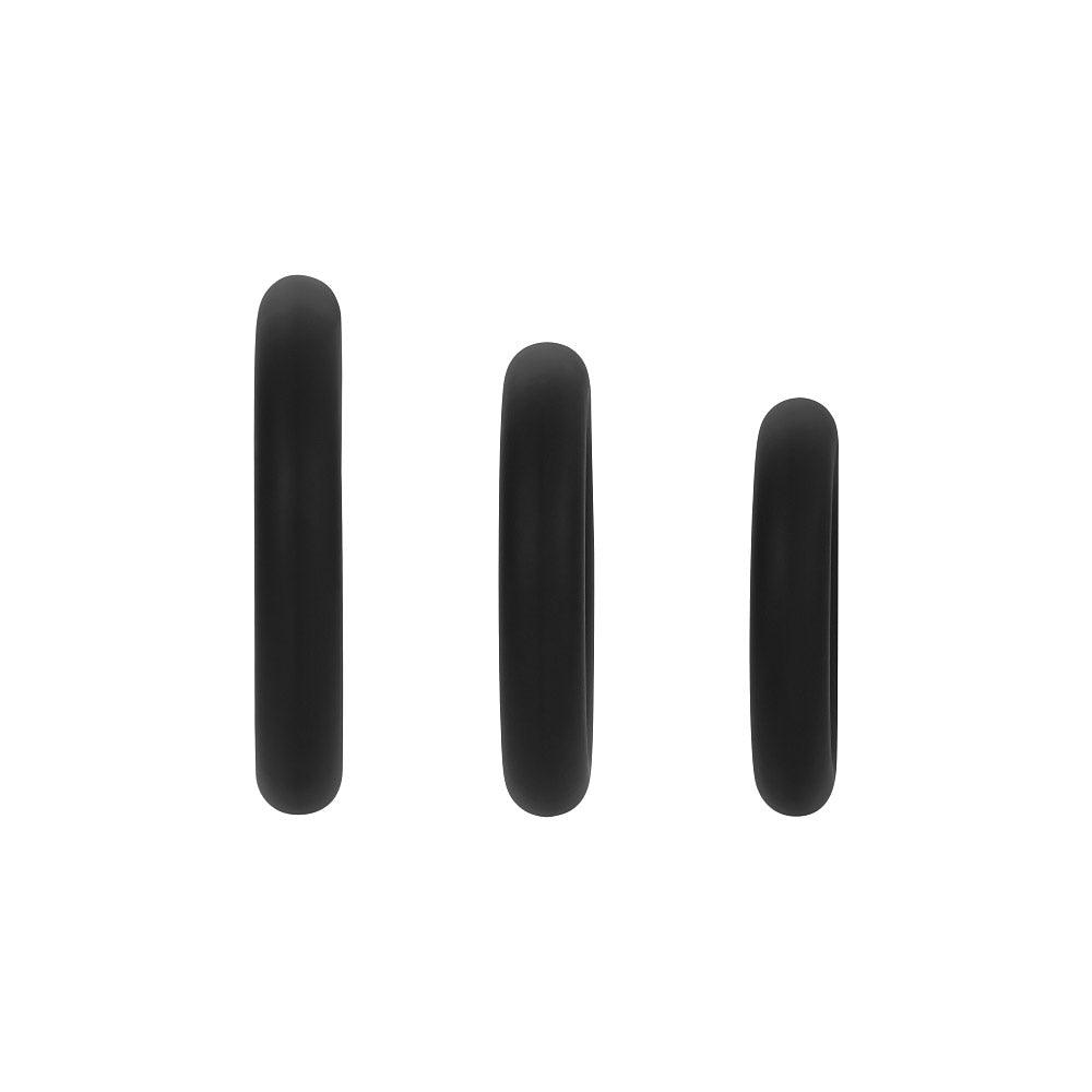 Forto F-61 3-Piece Silicone Cockring Set - Buy At Luxury Toy X - Free 3-Day Shipping