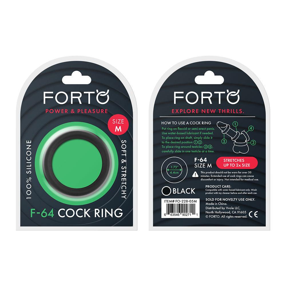 Forto F-64 Wide Liquid Silicone Cockring - Buy At Luxury Toy X - Free 3-Day Shipping