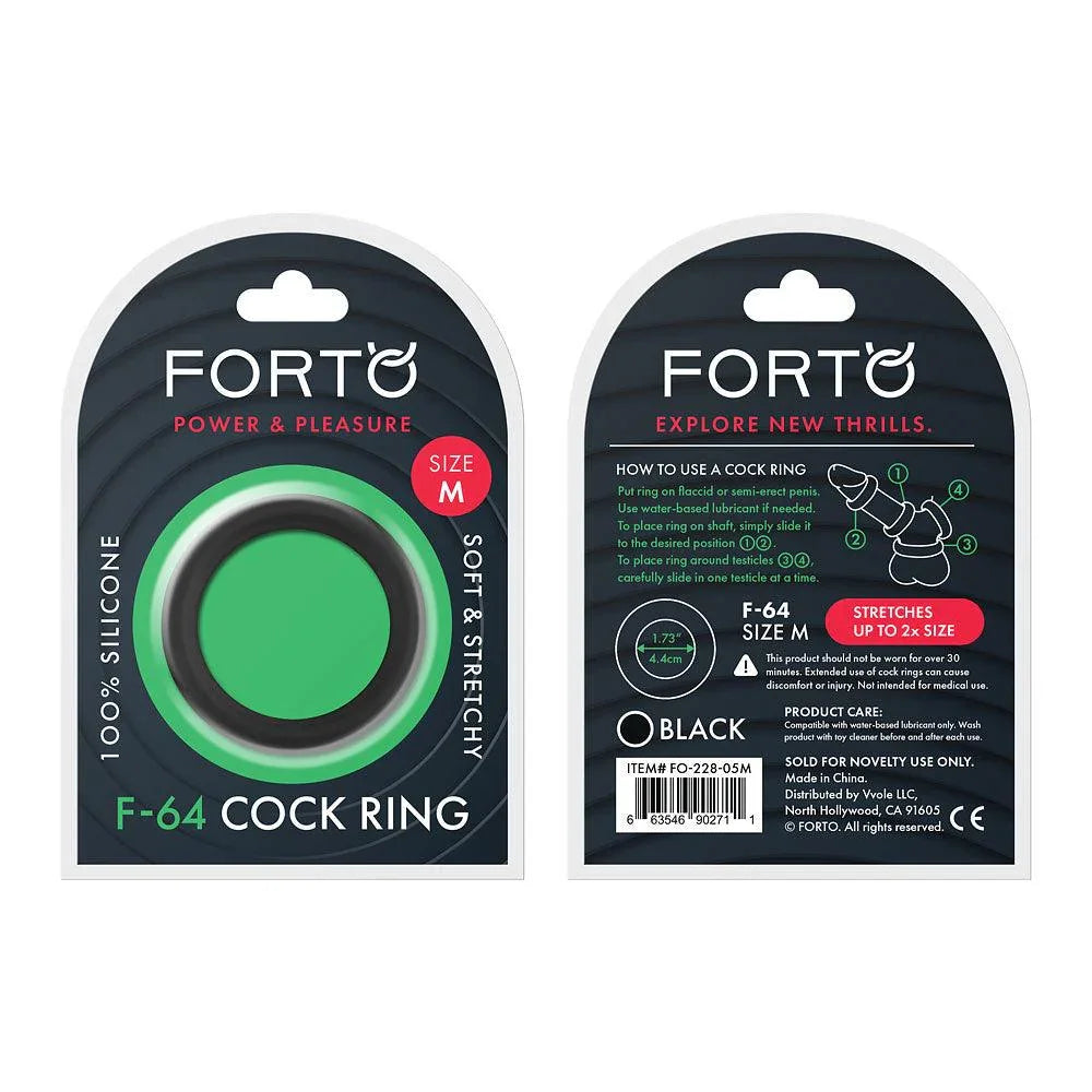 Forto F-64 Wide Liquid Silicone Cockring - Buy At Luxury Toy X - Free 3-Day Shipping