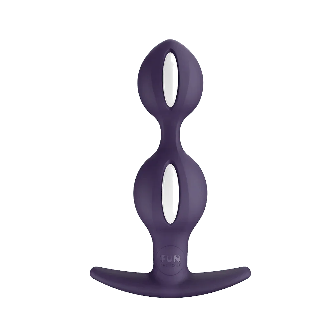 Fun Factory B Ball Duo Silicone Weighted Butt Plug - Buy At Luxury Toy X - Free 3-Day Shipping
