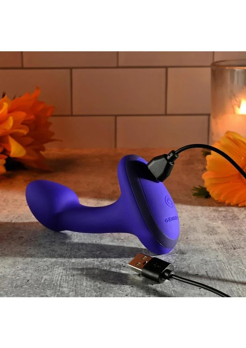 Gender X Anybody's Plug Rechargeable Silicone Vibrating Butt Plug - Buy At Luxury Toy X - Free 3-Day Shipping