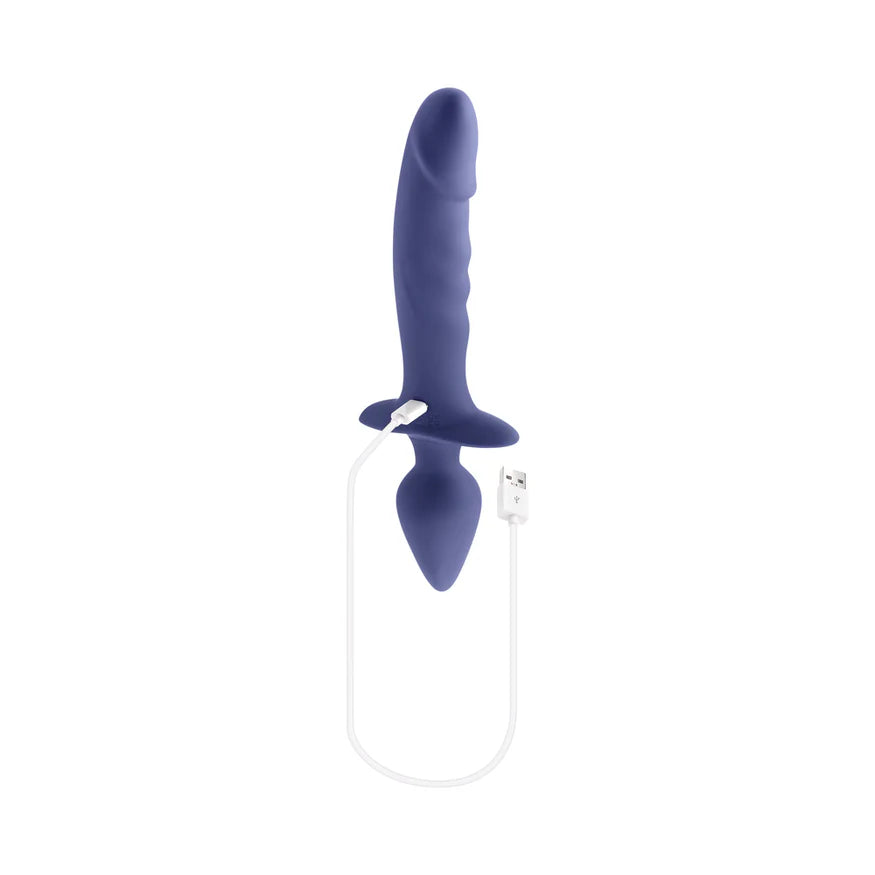 Gender X Dual Defender Rechargeable Silicone Dual Vibrator/Probe with Remote Control - Buy At Luxury Toy X - Free 3-Day Shipping