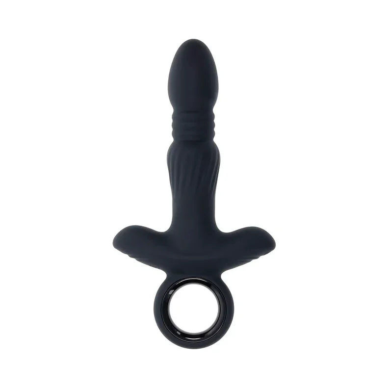 Gender X Slayer Rechargeable Silicone Thrusting Anal Vibrator - Buy At Luxury Toy X - Free 3-Day Shipping