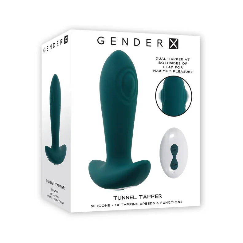 Gender X Tunnel Tapper Rechargeable Silicone Anal Plug - Buy At Luxury Toy X - Free 3-Day Shipping