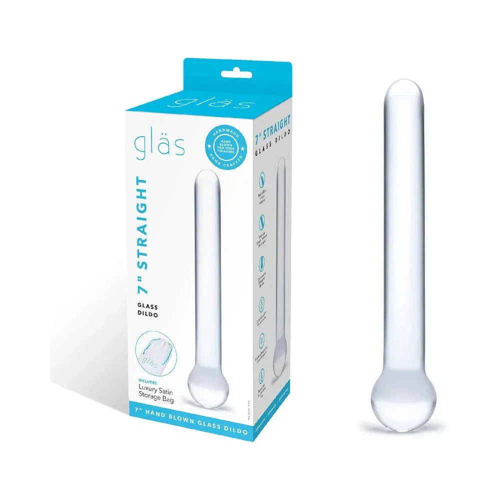 Glas 7" Straight Glass Dildo - Buy At Luxury Toy X - Free 3-Day Shipping