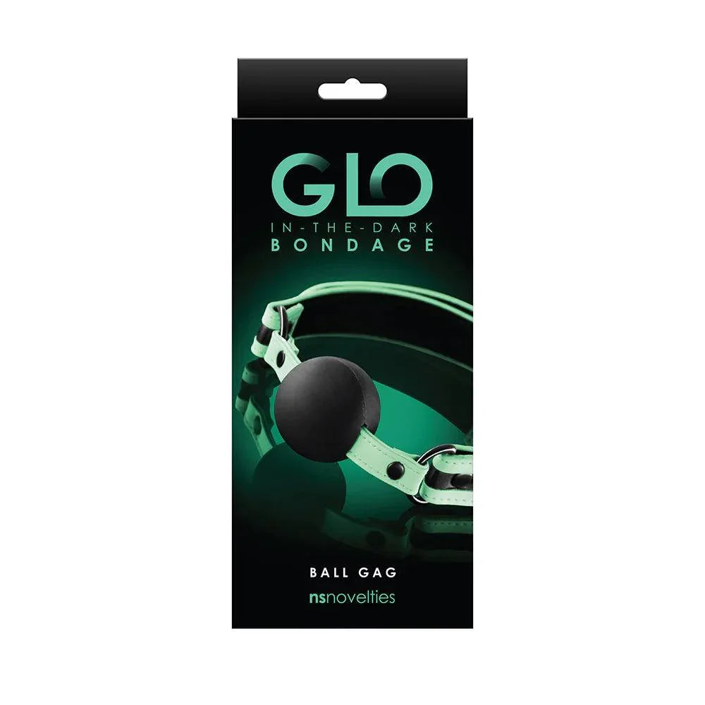 Glo Bondage Ball Gag - Glow In The Dark - Buy At Luxury Toy X - Free 3-Day Shipping