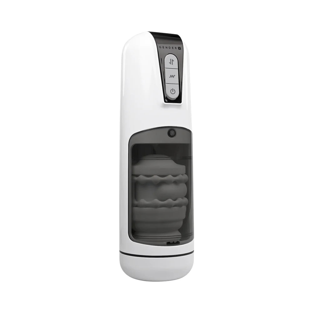 GX Get Your Stroke On Rechargeable Silicone Thrusting Stroker - Buy At Luxury Toy X - Free 3-Day Shipping