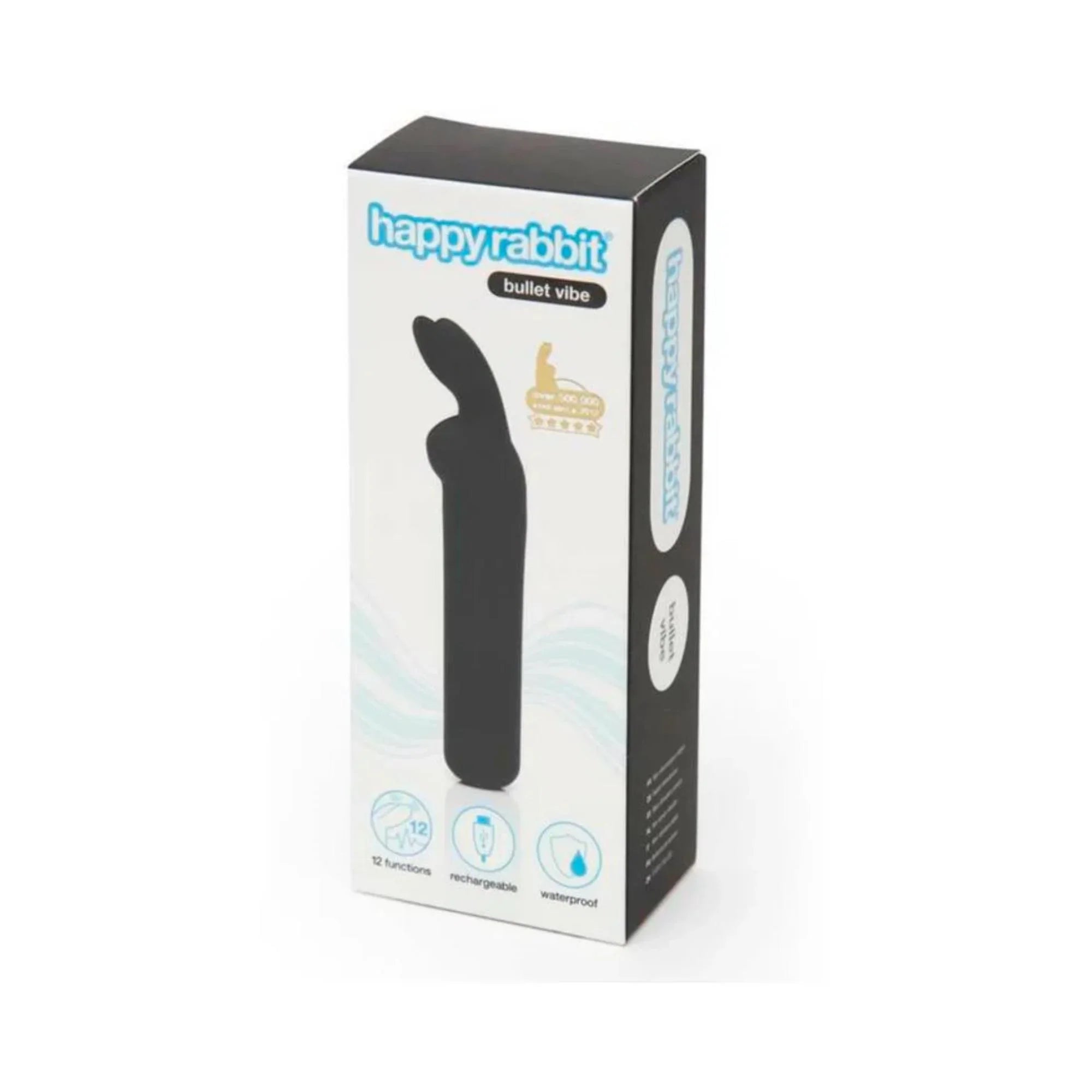 Happy Rabbit Rechargeable Silicone Bullet Vibrator With Ears - Buy At Luxury Toy X - Free 3-Day Shipping