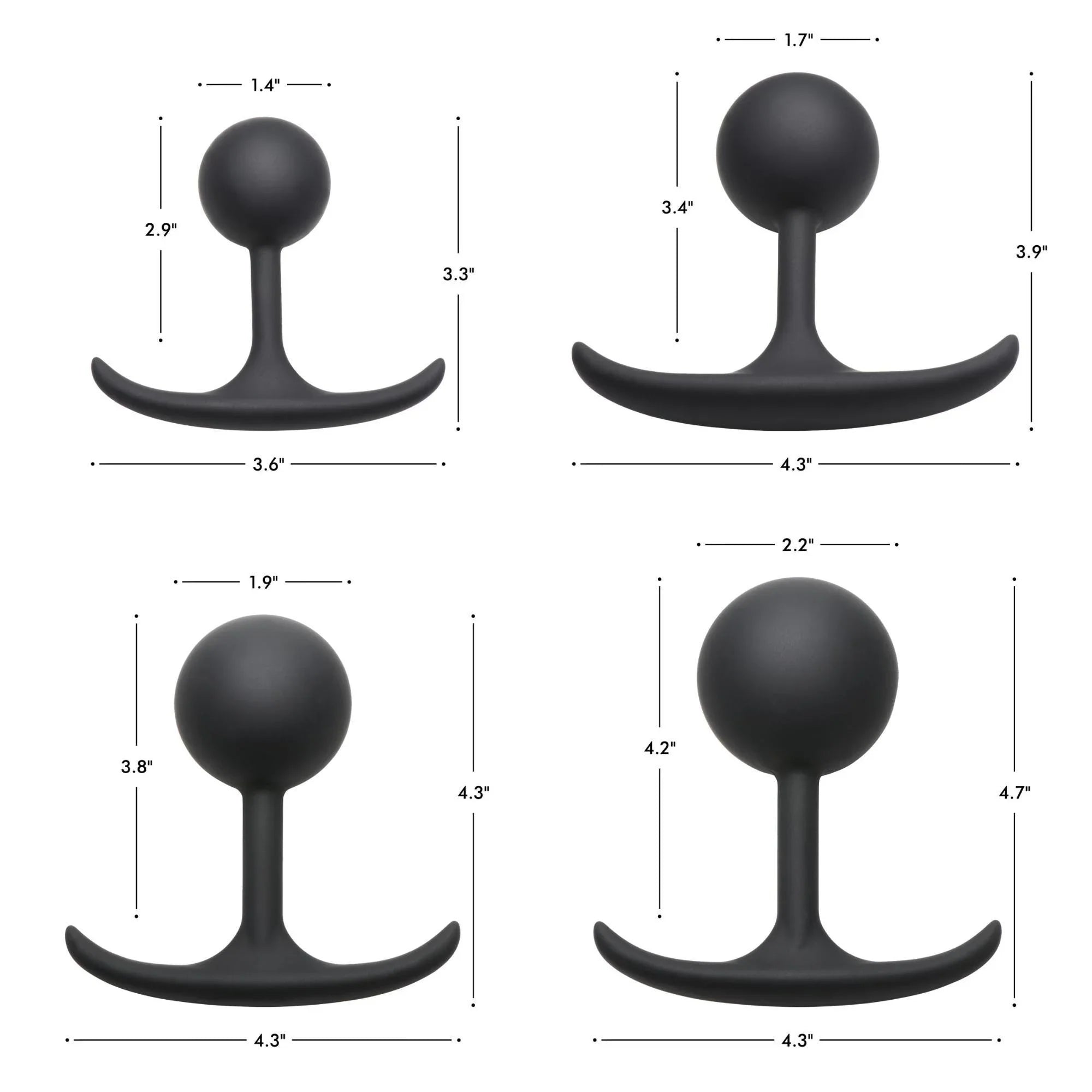 Heavy Hitters Comfort Plugs Premium Silicone - Buy At Luxury Toy X - Free 3-Day Shipping