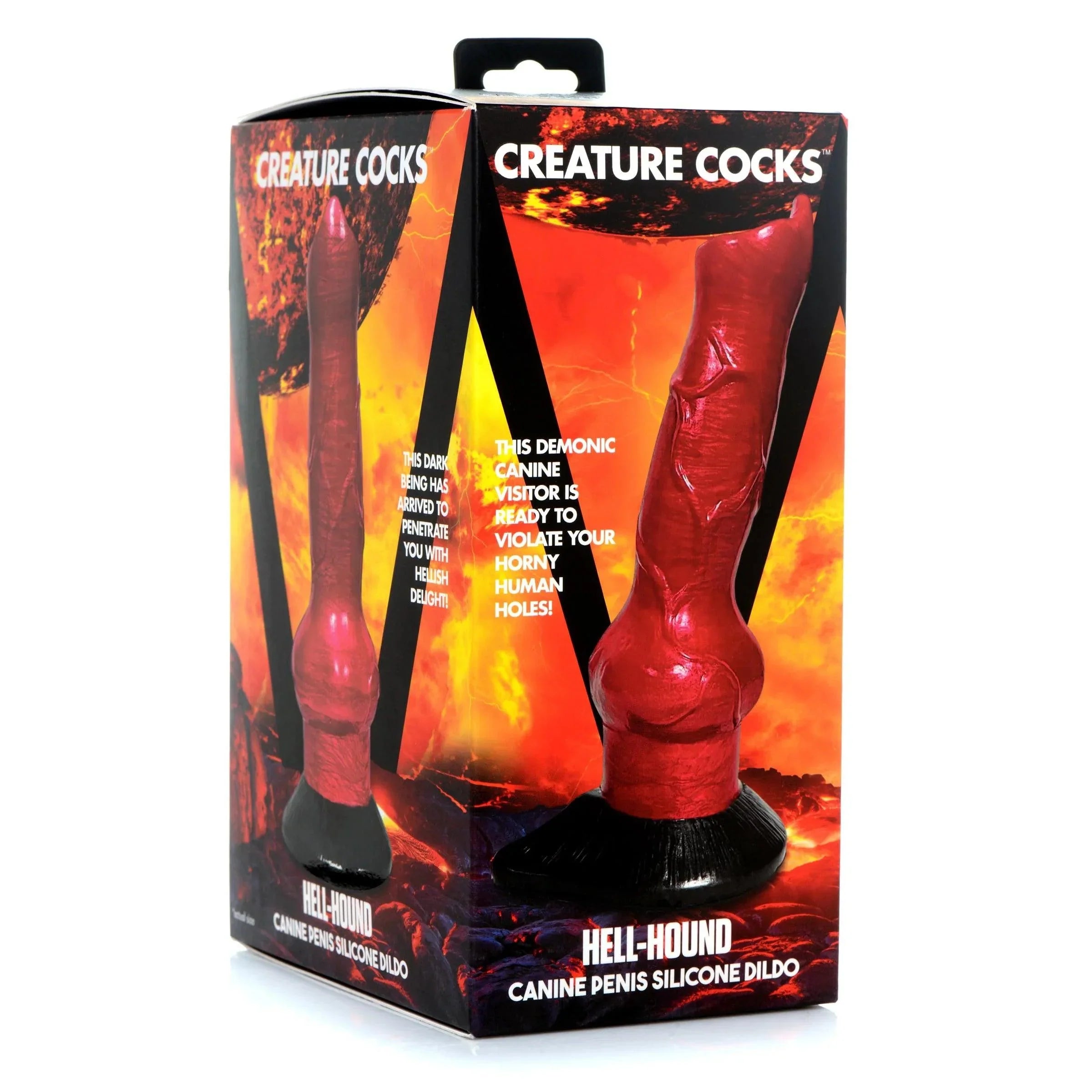 Hell-Hound Canine Silicone Dildo 7.5 - Buy At Luxury Toy X - Free 3-Day Shipping