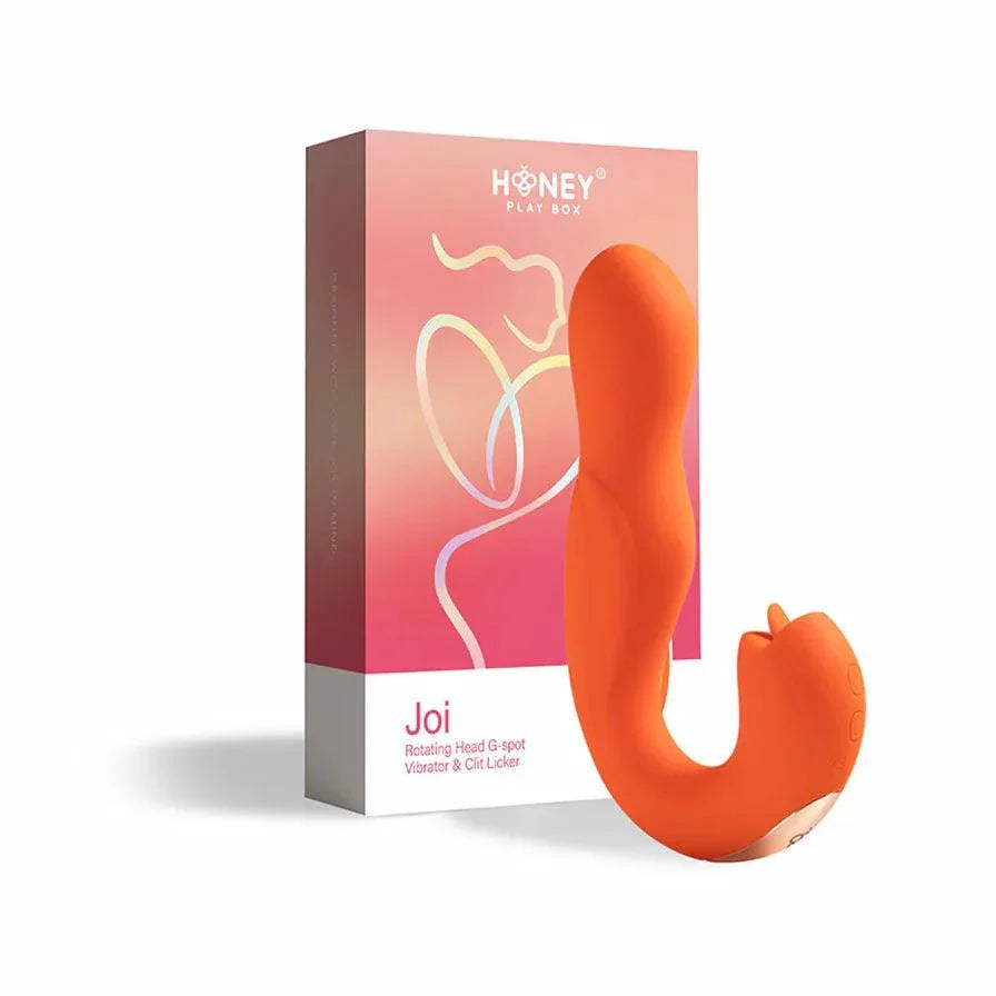 Honey Play Box Joi Rotating Head G-spot Vibrator and Clit Licker Honey Play Box Joi Rotating Head G-spot Vibrator and Clit Licker