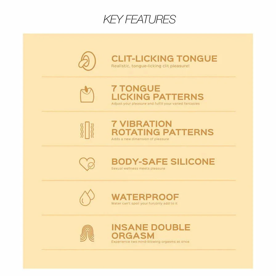 Honey Play Box Joi Rotating Head G-spot Vibrator and Clit Licker - Buy At Luxury Toy X - Free 3-Day Shipping