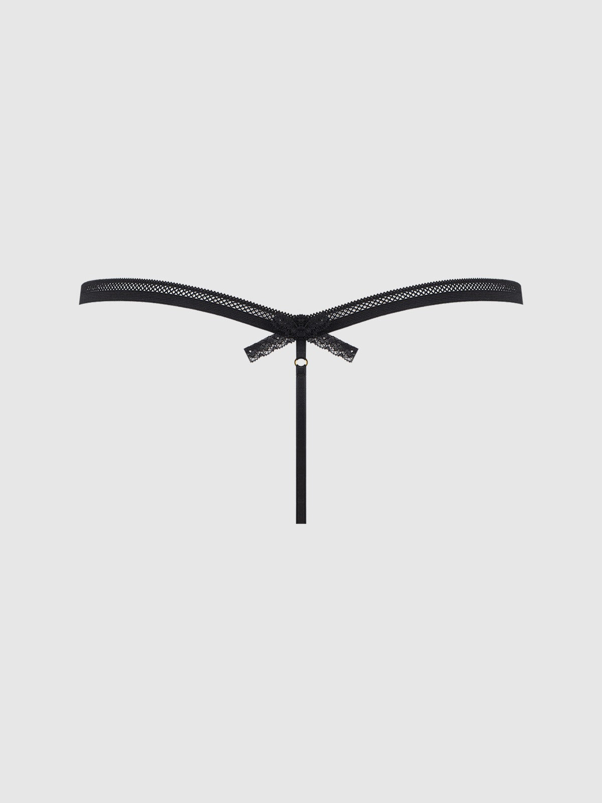 House of Desire Dragon Stretch Cotton G-String 3 Pack - Black - product view 6