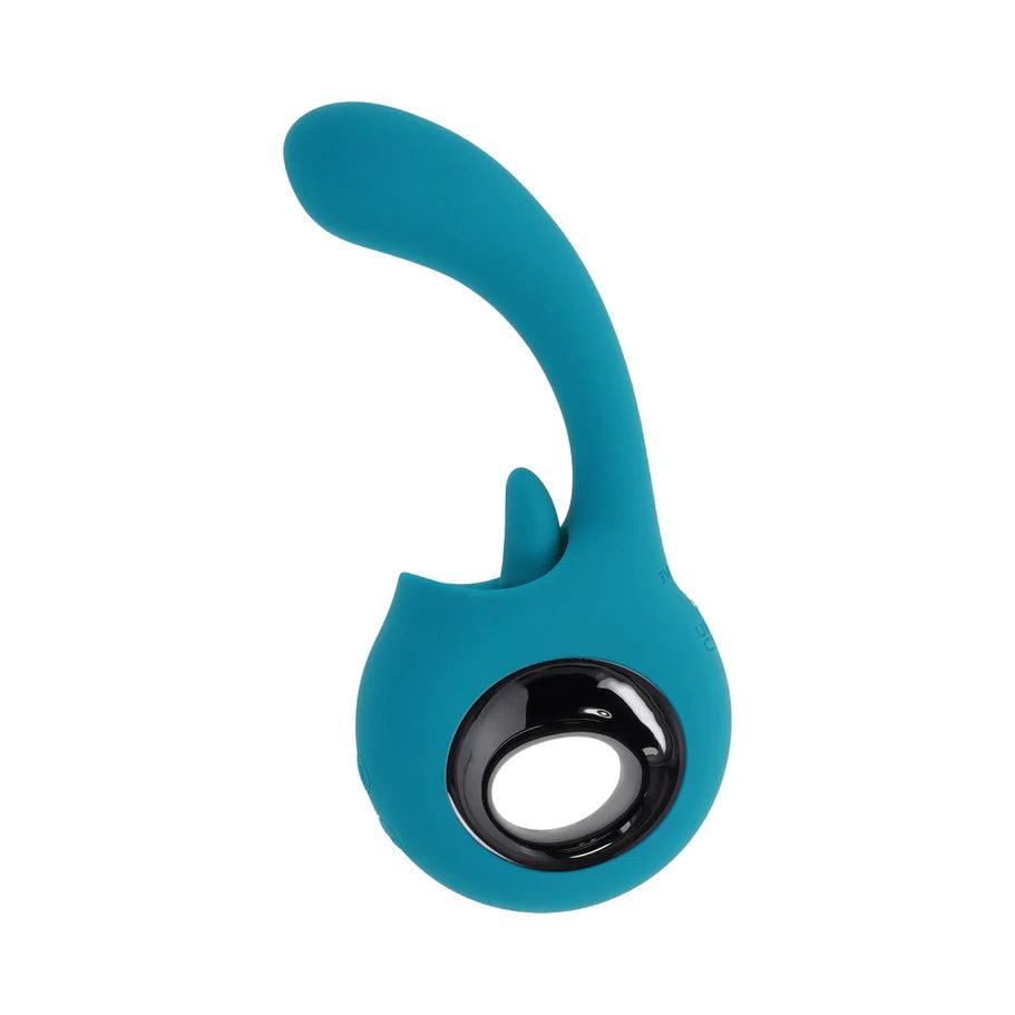 How Many Licks Rechargeable Silicone Vibrator with Clitoral Stimulator - Buy At Luxury Toy X - Free 3-Day Shipping