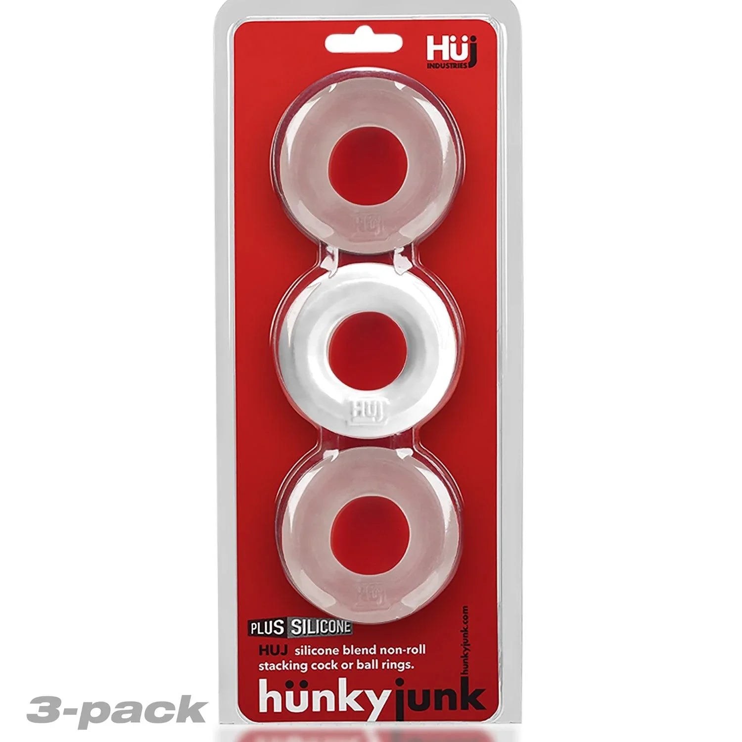 Hunkyjunk 3 C-ring 3-Pack - Buy At Luxury Toy X - Free 3-Day Shipping