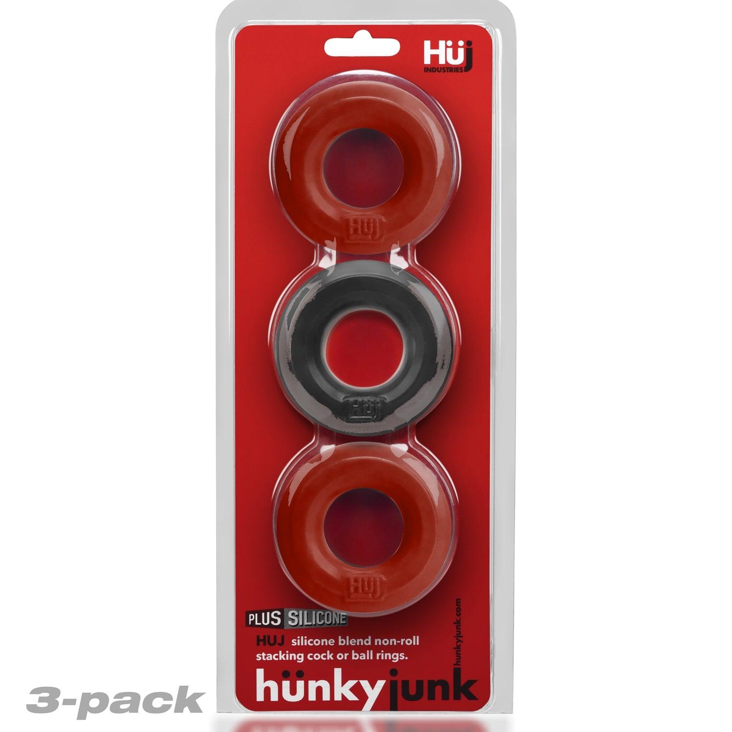 Hunkyjunk 3 C-ring 3-Pack - Buy At Luxury Toy X - Free 3-Day Shipping