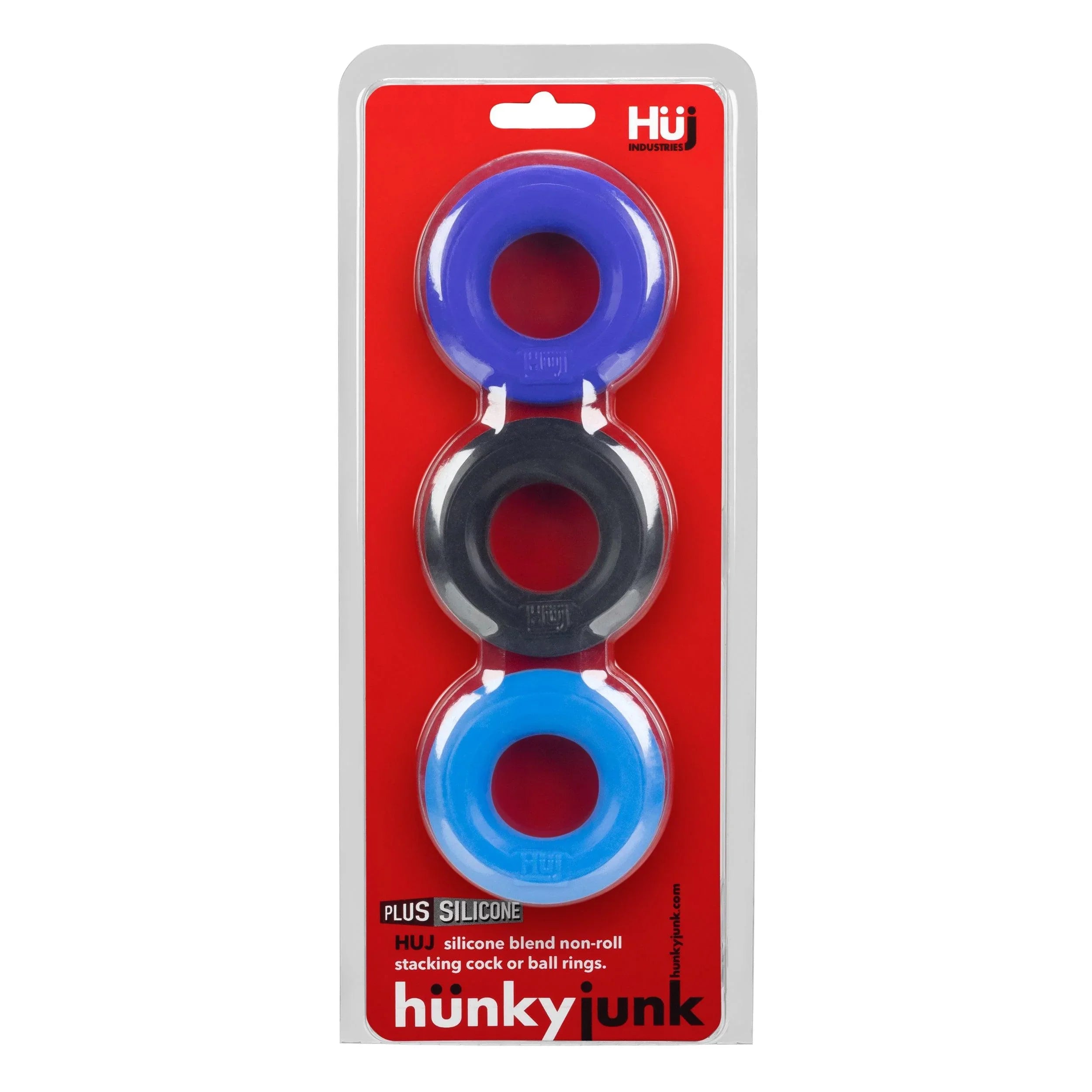 Hunkyjunk 3 C-ring 3-Pack - Buy At Luxury Toy X - Free 3-Day Shipping