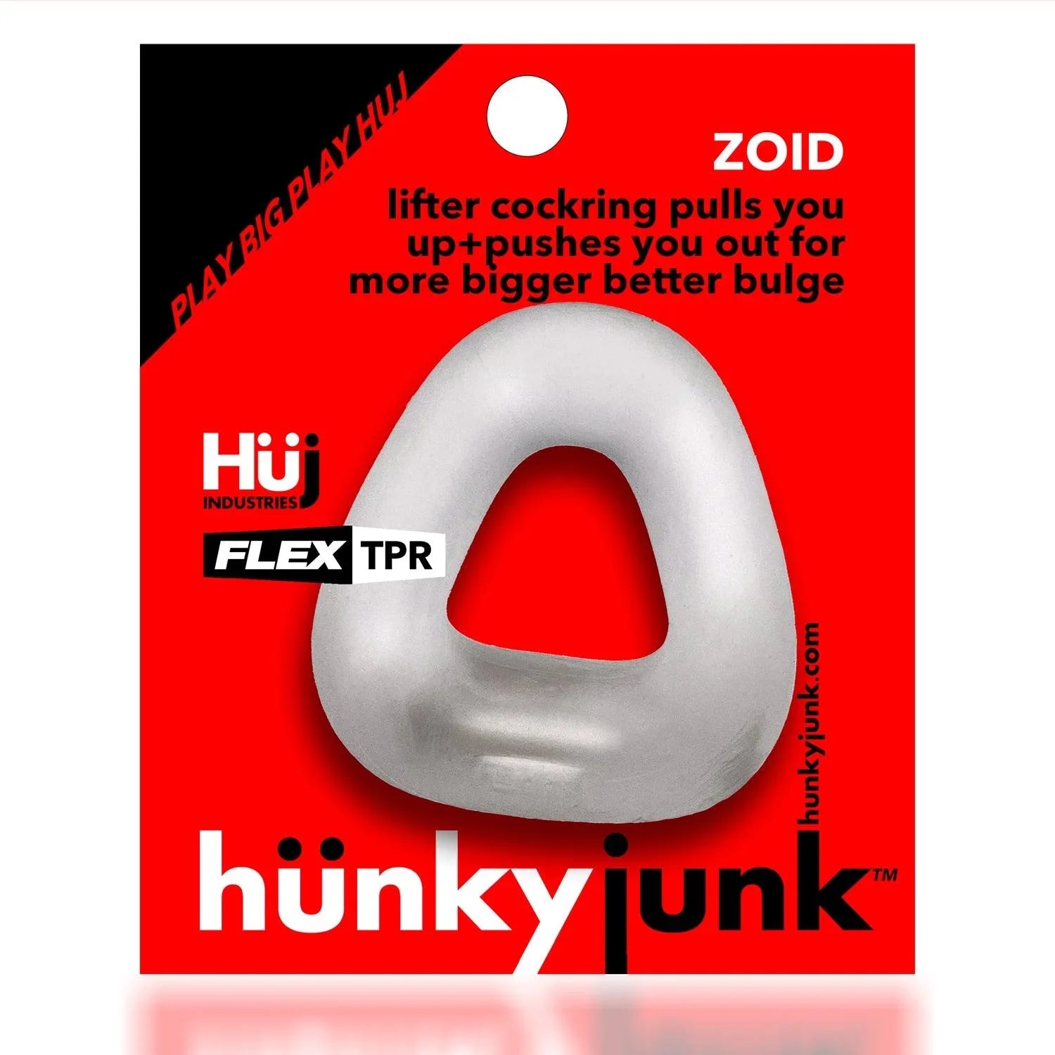 Hunkyjunk ZOID Trapaziod Lifter Cockring - Buy At Luxury Toy X - Free 3-Day Shipping