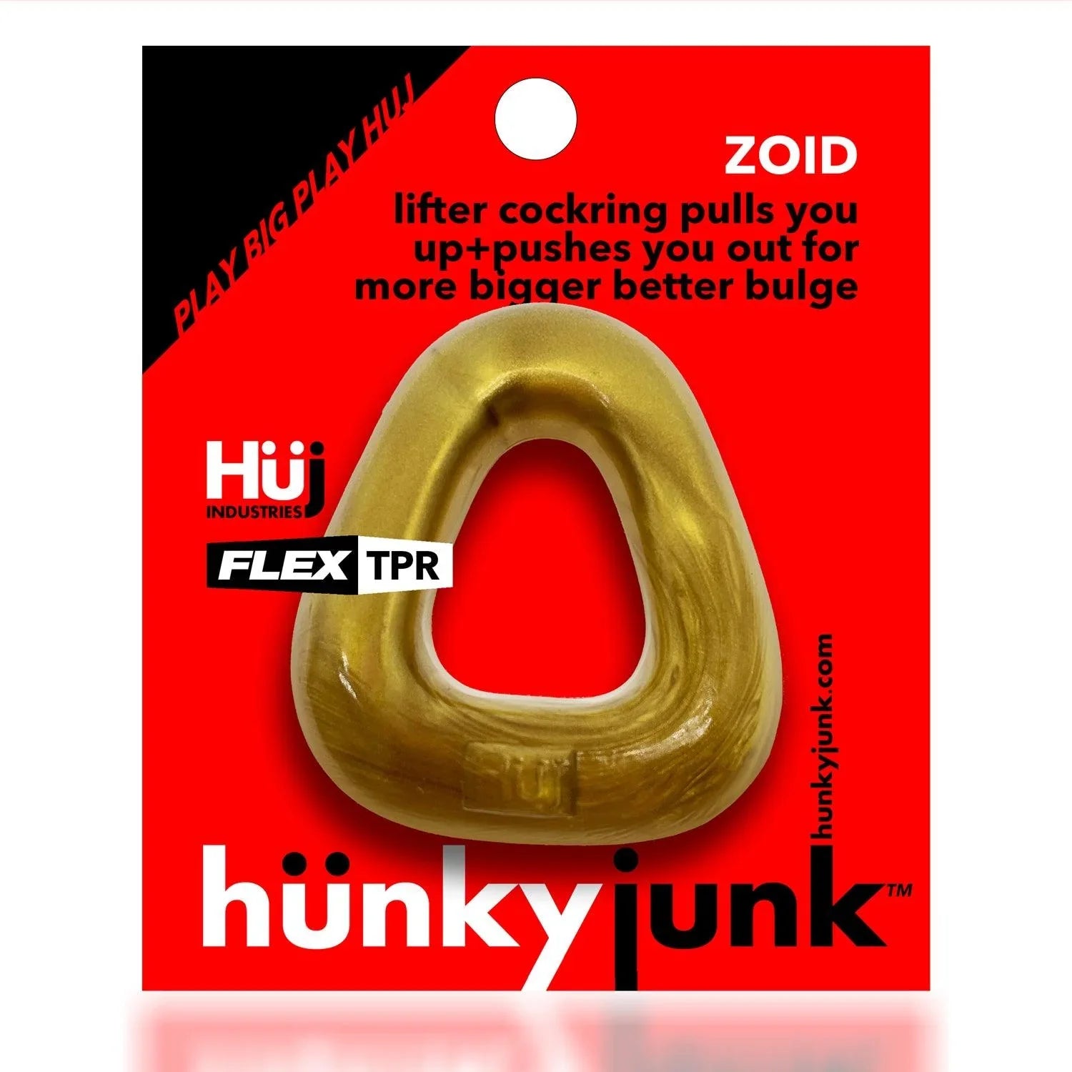 Hunkyjunk ZOID Trapaziod Lifter Cockring - Buy At Luxury Toy X - Free 3-Day Shipping