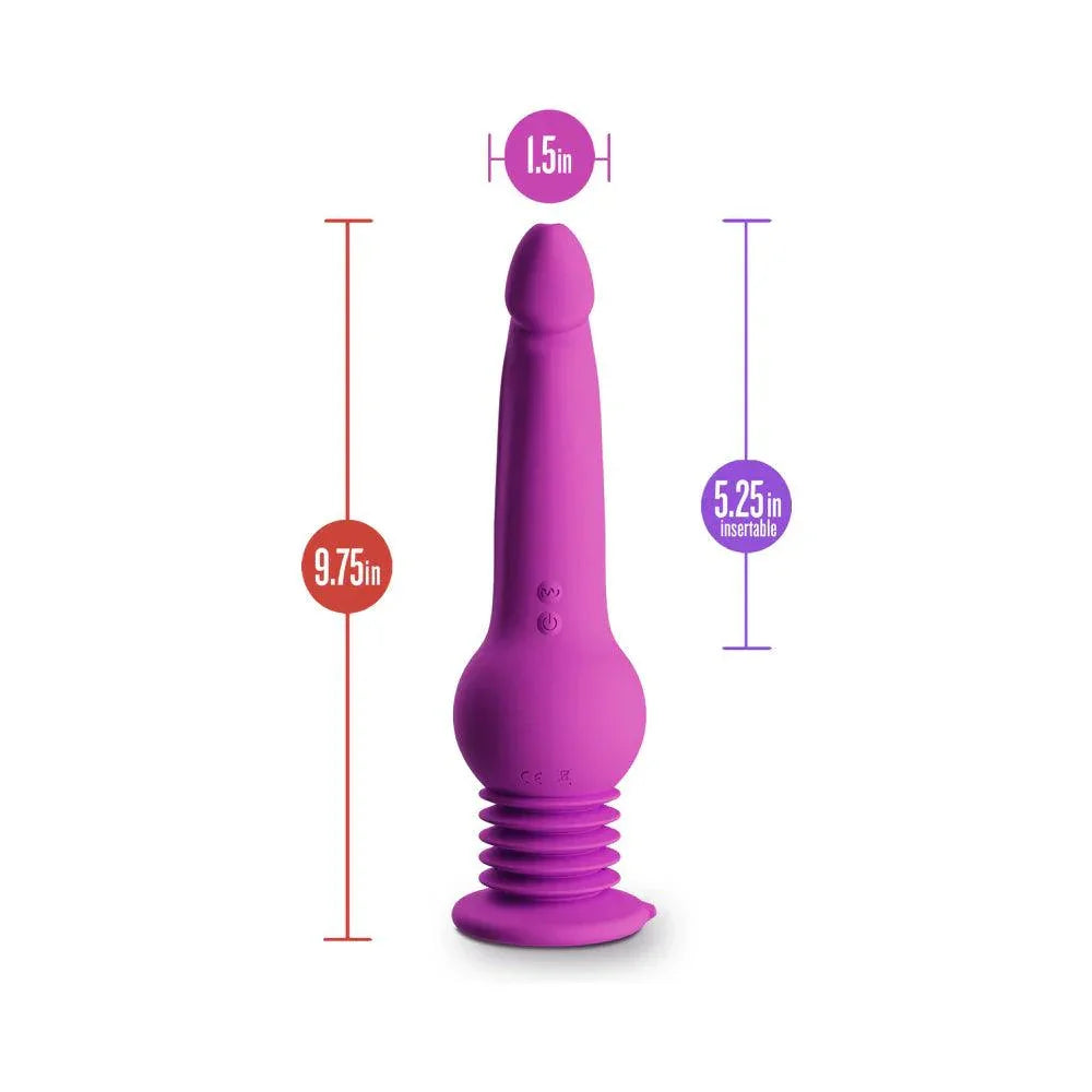 Impressions New York Rechargeable Silicone Gyro-Quake Dildo - Buy At Luxury Toy X - Free 3-Day Shipping