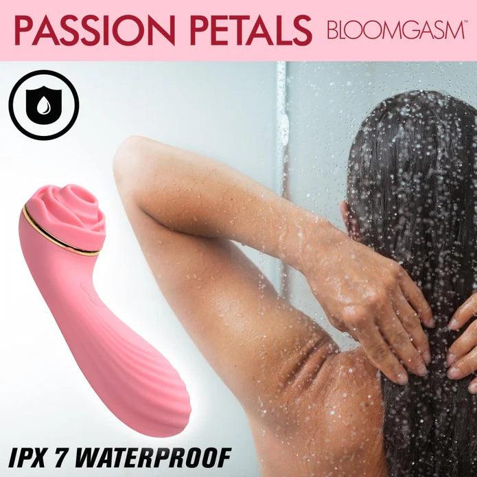 Inmi Bloomgasm Passion Petals 10X Rechargeable Silicone Rose Clitoral Stimulator - Buy At Luxury Toy X - Free 3-Day Shipping
