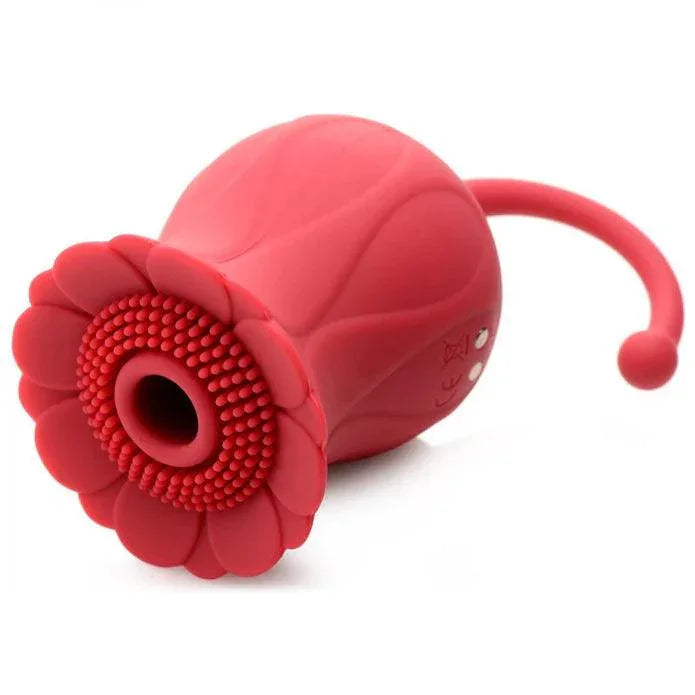 Inmi Bloomgasm Royalty Rose Rechargeable Silicone Textured Suction Clitoral Stimulator - Buy At Luxury Toy X - Free 3-Day Shipping