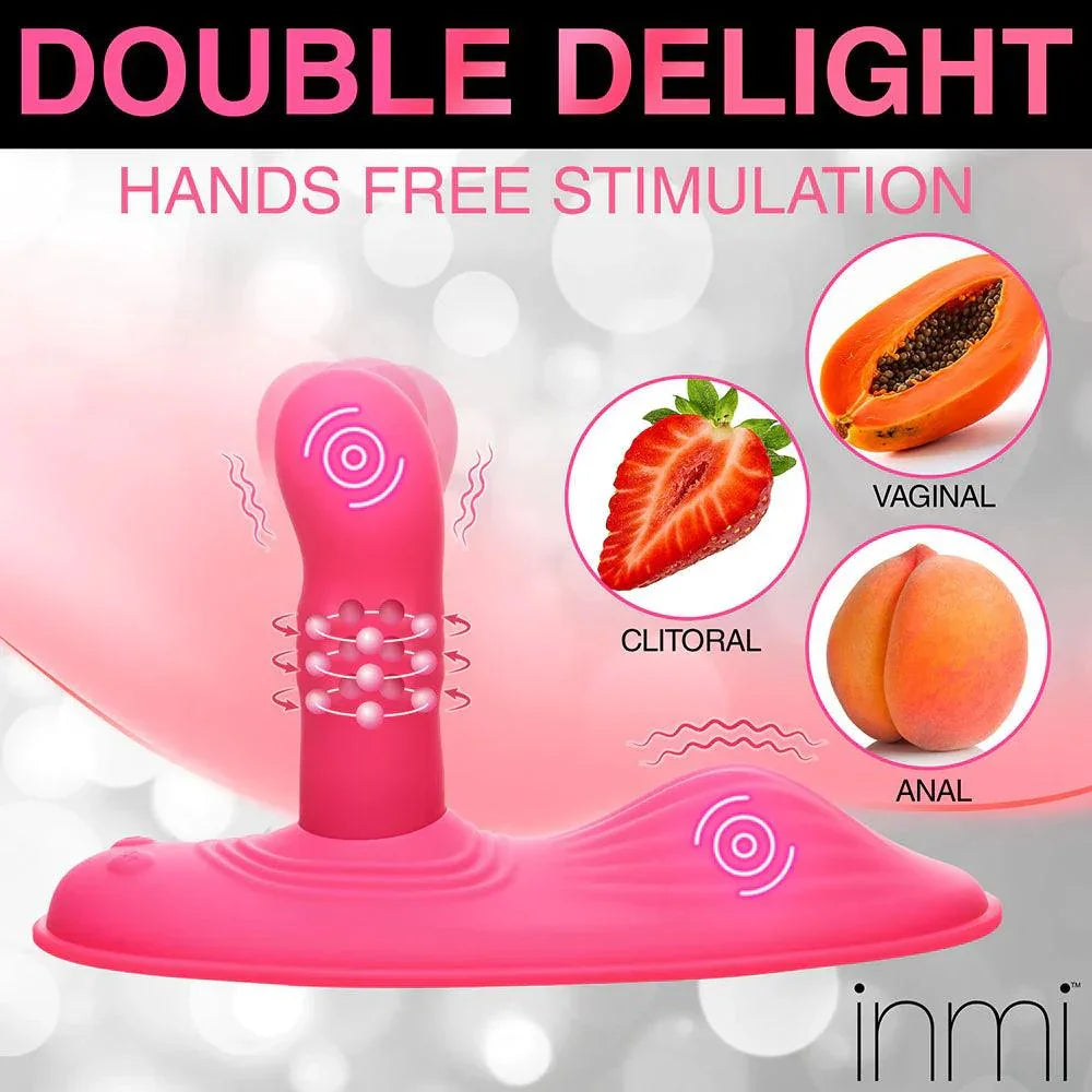 Inmi Spin N Grind Rotating & Vibrating Rechargeable Silicone Grinder Pad with Remote - Buy At Luxury Toy X - Free 3-Day Shipping