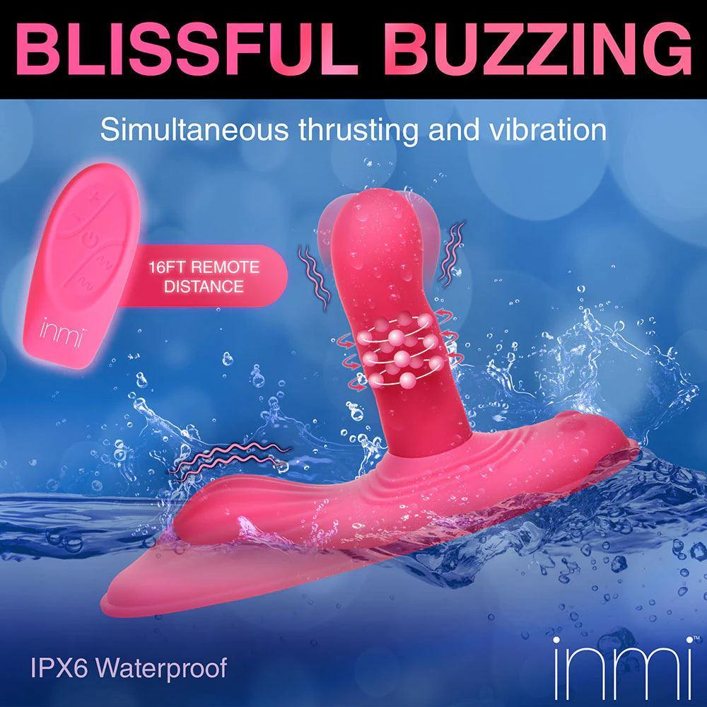 Inmi Spin N Grind Rotating & Vibrating Rechargeable Silicone Grinder Pad with Remote - Buy At Luxury Toy X - Free 3-Day Shipping