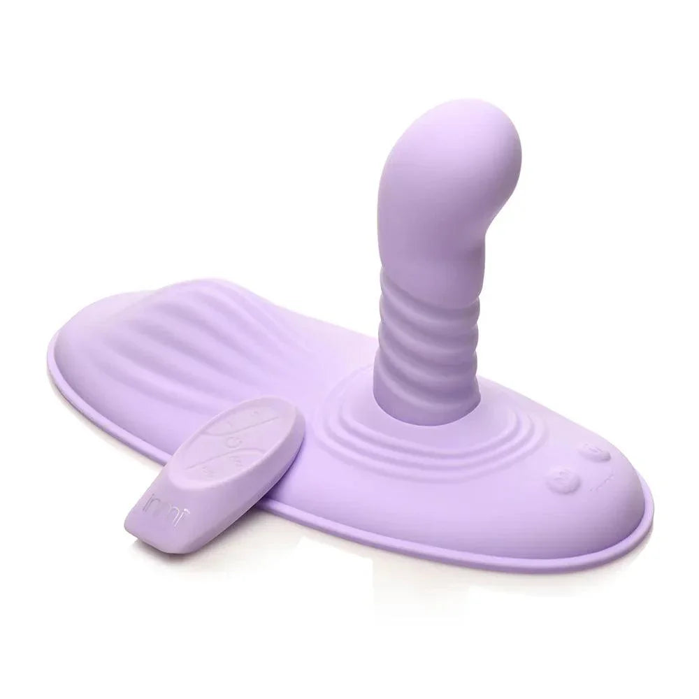 Inmi Thrust N Grind Thrusing & Vibrating Rechargeable Silicone Grinder Pad with Remote - Buy At Luxury Toy X - Free 3-Day Shipping