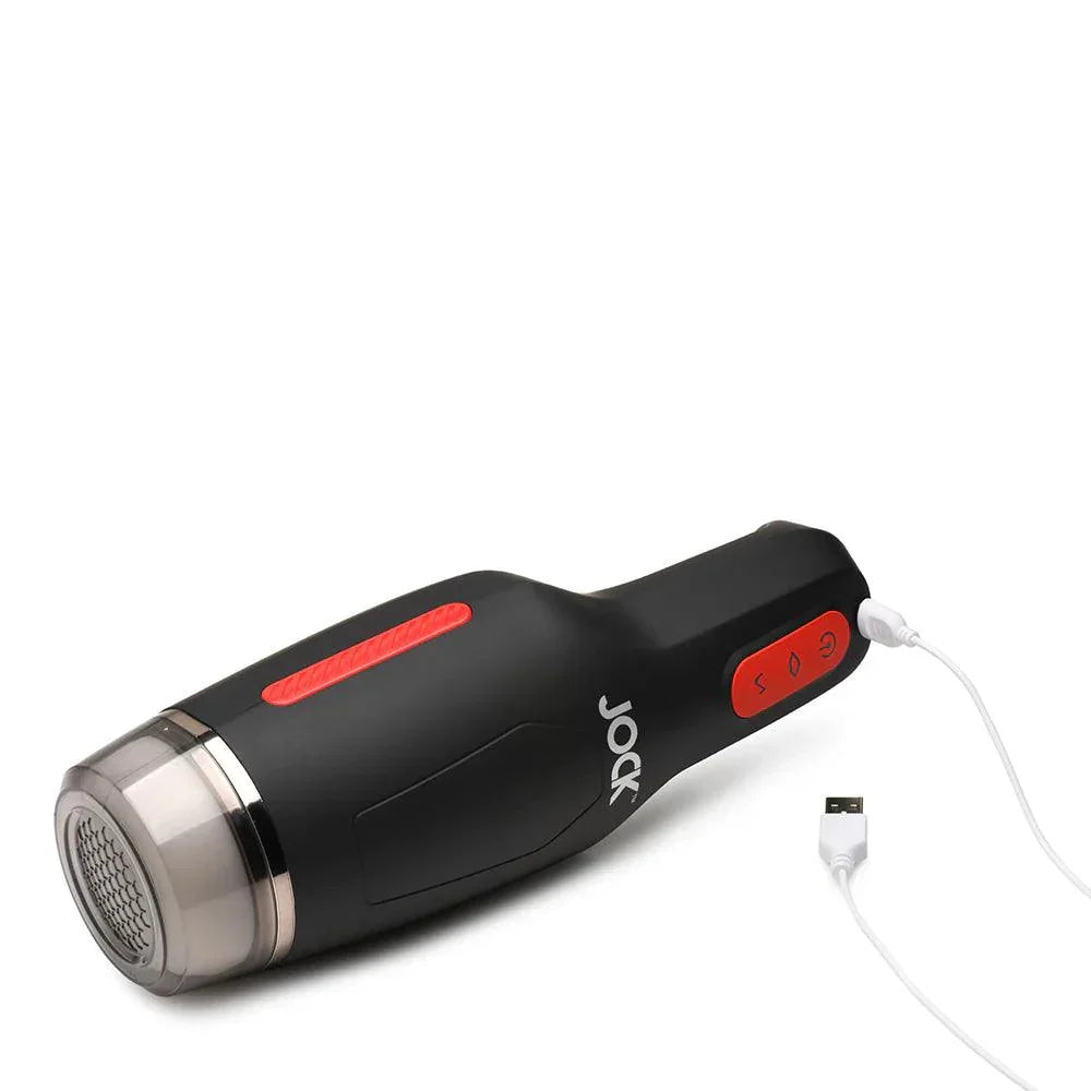 JOCK 15X Sucking & Vibrating Rechargeable Masturbator - Buy At Luxury Toy X - Free 3-Day Shipping