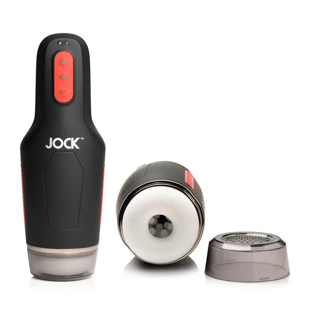 JOCK 15X Sucking & Vibrating Rechargeable Masturbator - Buy At Luxury Toy X - Free 3-Day Shipping