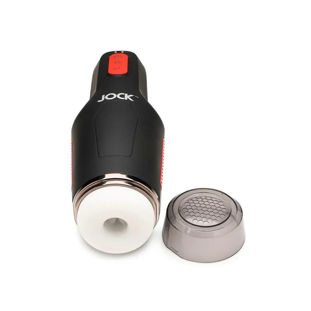 JOCK 15X Sucking & Vibrating Rechargeable Masturbator - Buy At Luxury Toy X - Free 3-Day Shipping