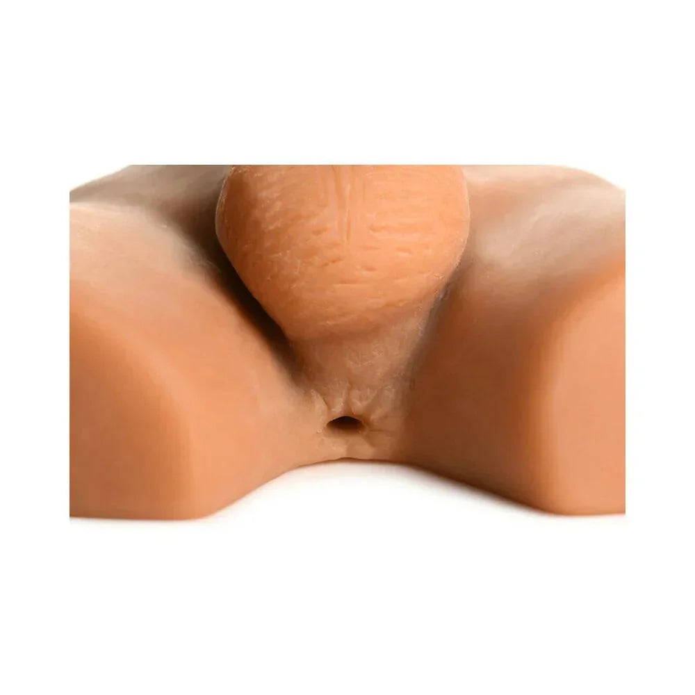 Jock Ass Masturbator with Posable 7 in. Dildo Medium - Buy At Luxury Toy X - Free 3-Day Shipping