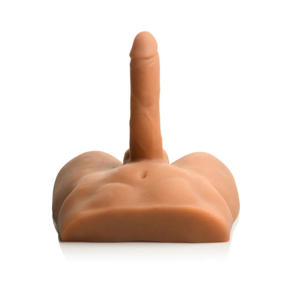 Jock Ass Masturbator with Posable 7 in. Dildo Medium - Buy At Luxury Toy X - Free 3-Day Shipping
