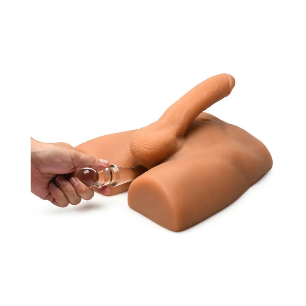 Jock Ass Masturbator with Posable 7 in. Dildo Medium - Buy At Luxury Toy X - Free 3-Day Shipping