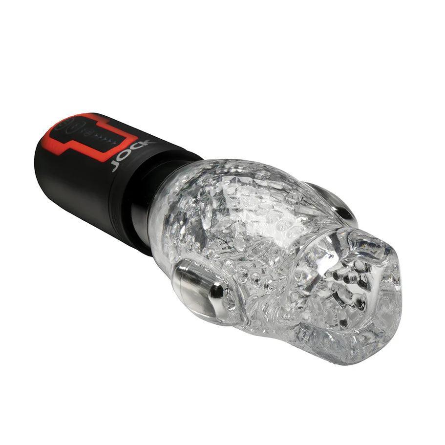 JOCK Spinning & Thrusting Masturbator with Dual Vibration - Buy At Luxury Toy X - Free 3-Day Shipping