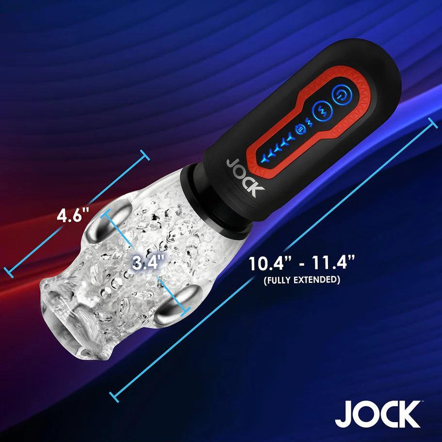 JOCK Spinning & Thrusting Masturbator with Dual Vibration - Buy At Luxury Toy X - Free 3-Day Shipping