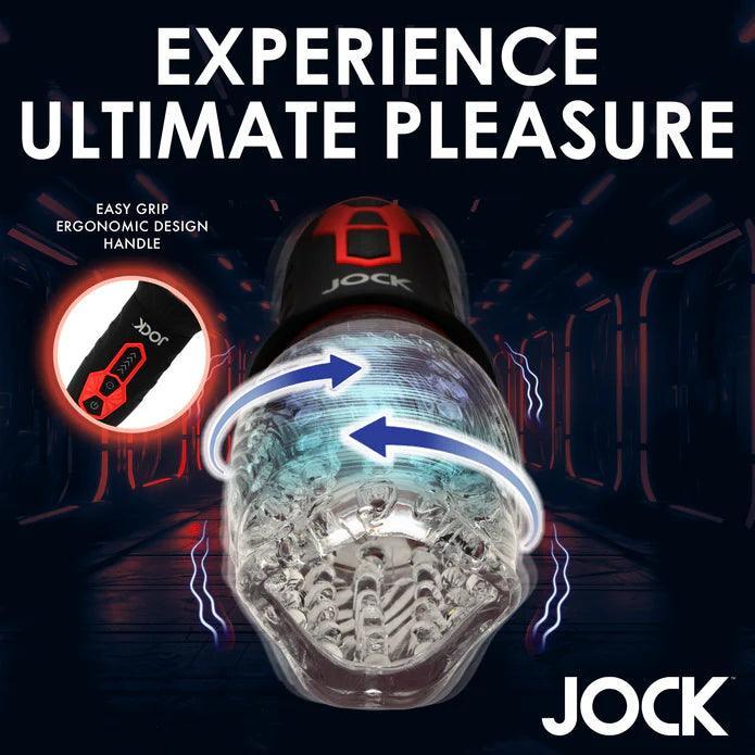 JOCK Spinning & Vibrating Masturbator - Buy At Luxury Toy X - Free 3-Day Shipping