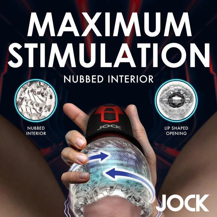 JOCK Spinning & Vibrating Masturbator - Buy At Luxury Toy X - Free 3-Day Shipping
