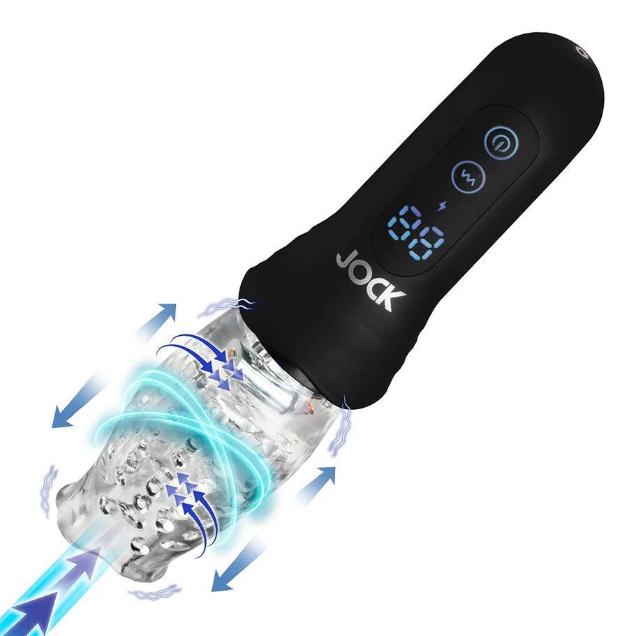 JOCK Spinning Thrusting & Vibrating Masturbator - Buy At Luxury Toy X - Free 3-Day Shipping