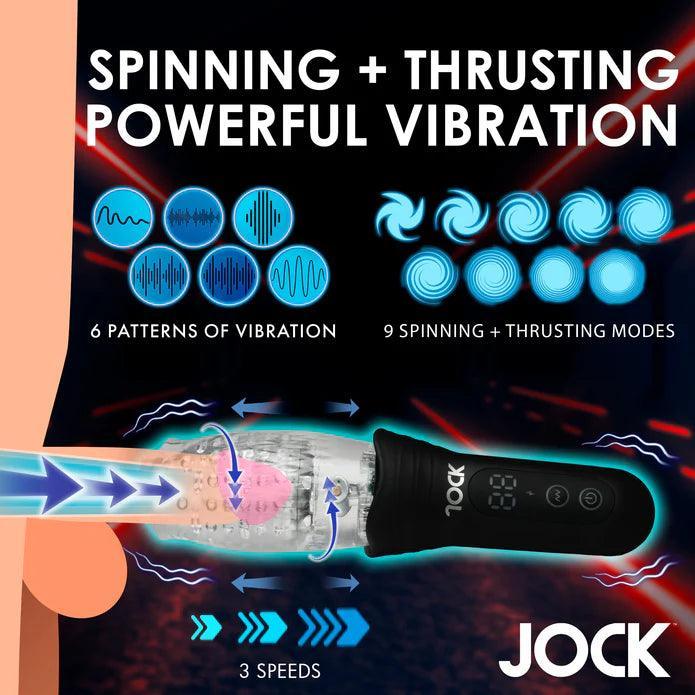 JOCK Spinning Thrusting & Vibrating Masturbator - Buy At Luxury Toy X - Free 3-Day Shipping