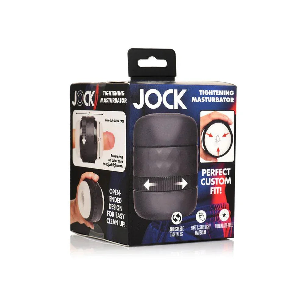 Jock Squeezable Tunnel Double Masturbator Clear - Buy At Luxury Toy X - Free 3-Day Shipping