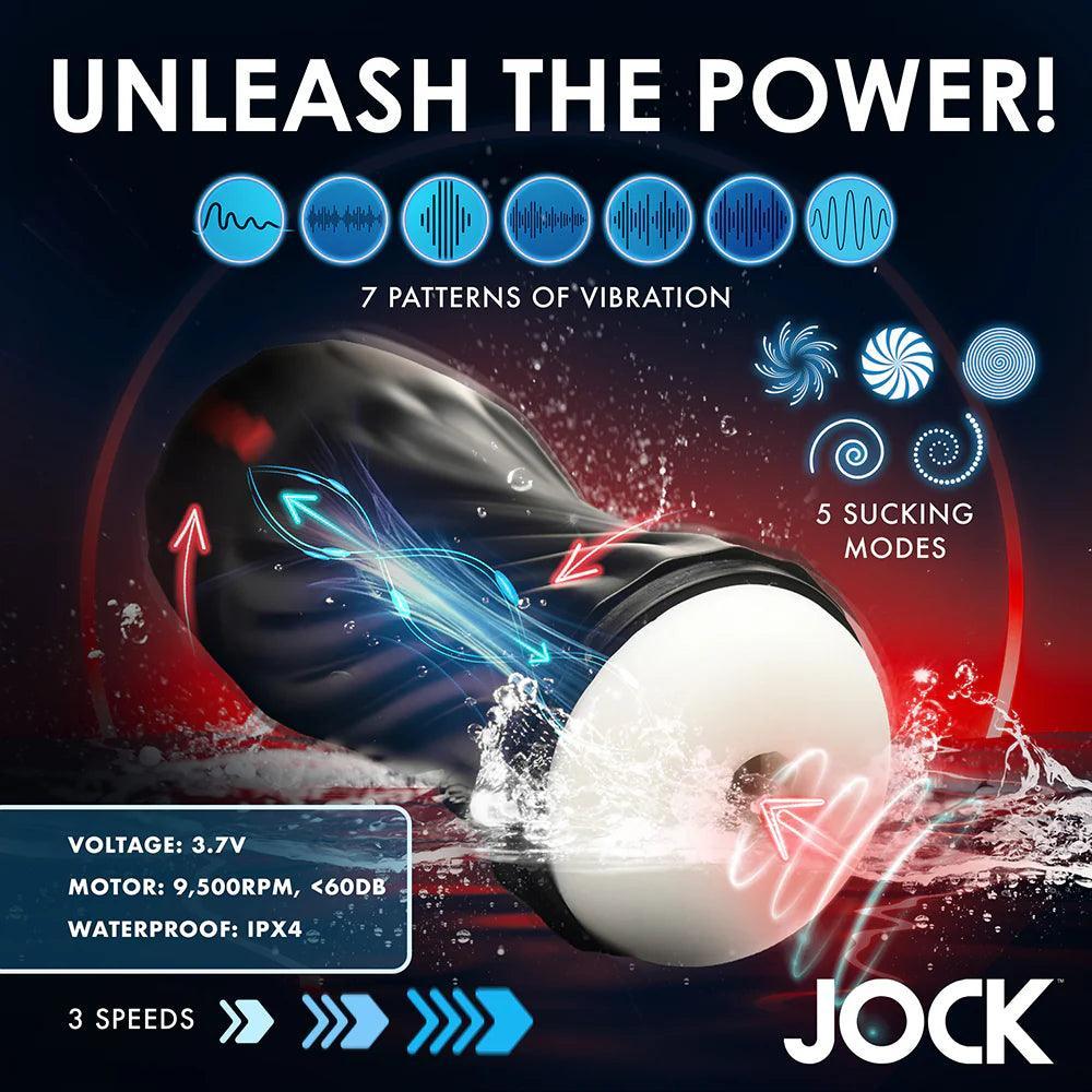 JOCK Sucking & Vibrating Masturbator - Buy At Luxury Toy X - Free 3-Day Shipping