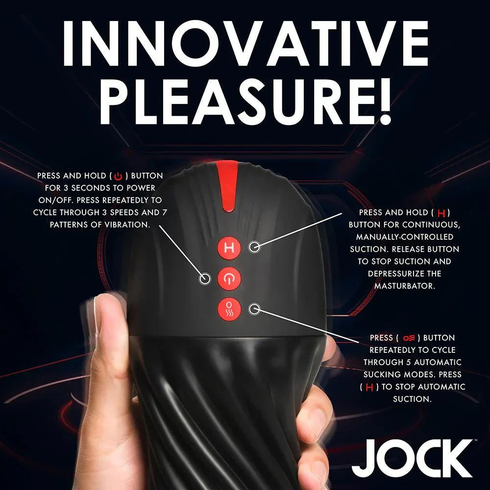 JOCK Sucking & Vibrating Masturbator - Buy At Luxury Toy X - Free 3-Day Shipping