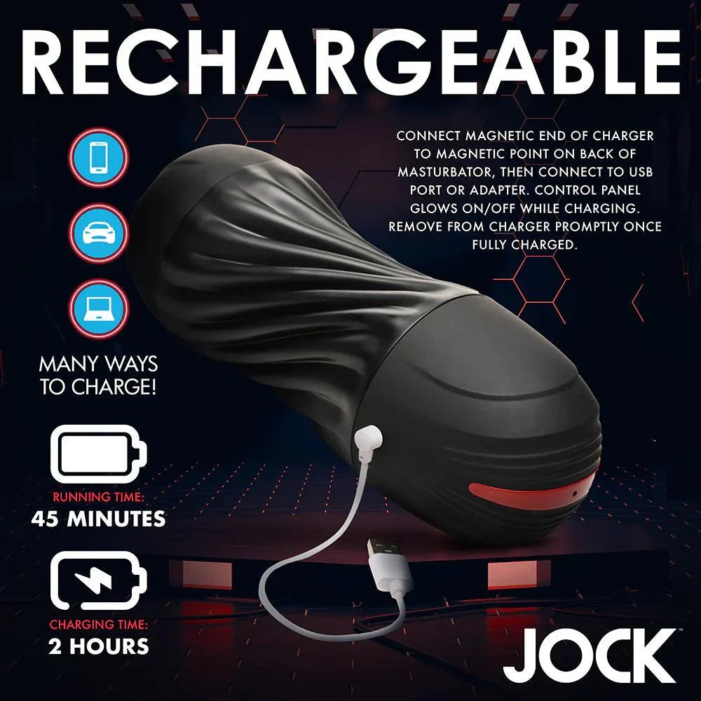 JOCK Sucking & Vibrating Masturbator - Buy At Luxury Toy X - Free 3-Day Shipping