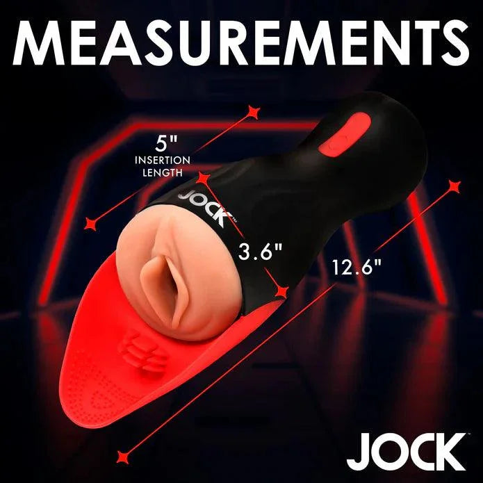 JOCK Sucking & Vibrating Pussy Masturbator - Buy At Luxury Toy X - Free 3-Day Shipping