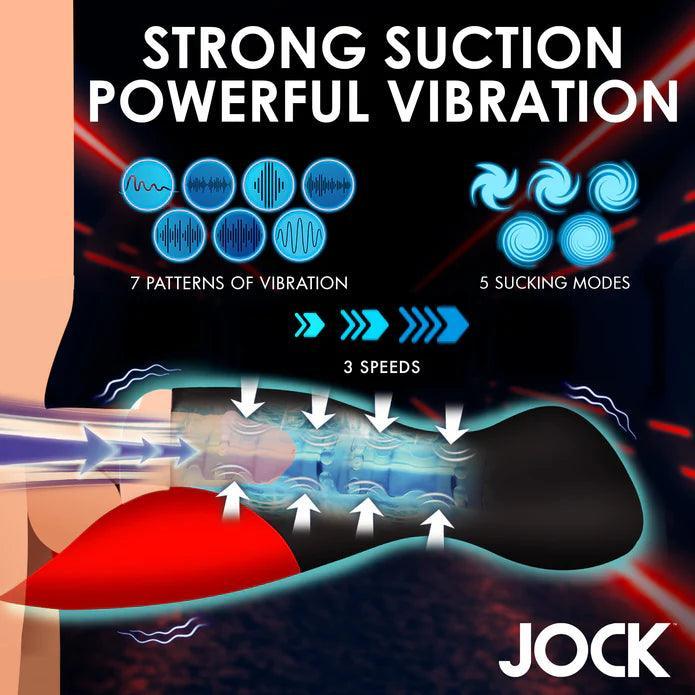 JOCK Sucking & Vibrating Pussy Masturbator - Buy At Luxury Toy X - Free 3-Day Shipping